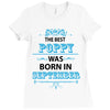 The Best Poppy Was Born In September Ladies Fitted T-Shirt