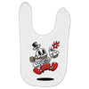 modern hero Baby Bibs