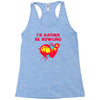 id rather be bowling Racerback Tank