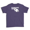 pump gym training bodybuilding workout keepfit weightlifting Youth Tee