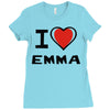 i love emma Ladies Fitted T-Shirt