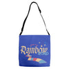 rainbow road Adjustable Strap Totes