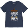 i love you and tacos V-Neck Tee