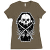 coffin and reaper Ladies Fitted T-Shirt