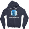 pay attention to me Zipper Hoodie