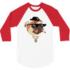 pug life 3/4 Sleeve Shirt
