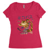 cat bus kong Women's Triblend Scoop T-shirt