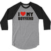 Gift For Girlfriend French Terry 3/4 Sleeve Shirt
