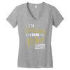 wine outside Women's V-Neck T-Shirt