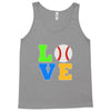 love baseball neon rhinestuds Tank Top