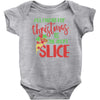 pizza christmas humor Baby Bodysuit