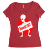 roswell t shirt alien t shirt ufo conspiracy Women's Triblend Scoop T-shirt