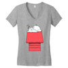 totoro peanut Women's V-Neck T-Shirt