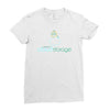 lakitu's cloud storage Ladies Fitted T-Shirt