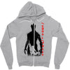 crazy rocket guardians japan poster shape cosmos space fighters Zipper Hoodie