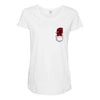 Deadpool Pocket Maternity Scoop Neck T-shirt