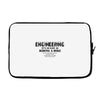 engineering it's as easy as riding a bike Laptop sleeve