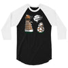 are you my mummy   orange version 3/4 Sleeve Shirt