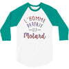 l homme parfait est motard 3/4 Sleeve Shirt