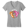 She Wants The D Dunkin Donuts Women's V-Neck T-Shirt