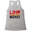 limp bizkit black logo Racerback Tank