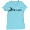 peace on earth Ladies Fitted T-Shirt