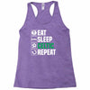 eat sleep celtic Racerback Tank