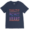 my mom is in heaven forever V-Neck Tee