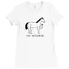 hey horse! Ladies Fitted T-Shirt