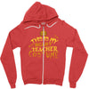 scary teacher costume Zipper Hoodie