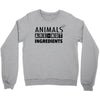 Animals Are Not Ingredients Crewneck Sweatshirt