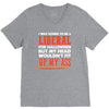 liberal for halloween (mp) V-Neck Tee