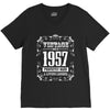 vintage made in 1957 perfectly aged a living legend V-Neck Tee