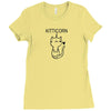 kitto corn Ladies Fitted T-Shirt