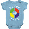 simon says funny Baby Onesie