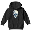 the great wave off skull Youth Hoodie