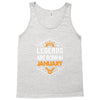 Legends are born in January Tank Top