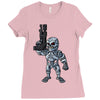 time traveling cyborg Ladies Fitted T-Shirt