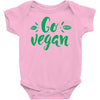 go vegan Baby Bodysuit