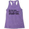 my life feels Racerback Tank