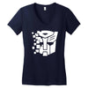 transformers mosaic Women's V-Neck T-Shirt