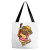 keep calm and play music Tote Bags