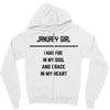 January Girl Zipper Hoodie