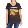 posh pizza (colab with rpadame) Ladies Curvy T-Shirt