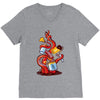 angle gravity V-Neck Tee