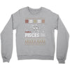 santa pisces christmas ugly t shirts Crewneck Sweatshirt