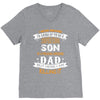 Super Cool Son Of A Freaking Awesome Dad V-Neck Tee