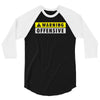 warning offensive mens funny 3/4 Sleeve Shirt