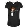 i love you Maternity Scoop Neck T-shirt