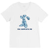 you complete me V-Neck Tee